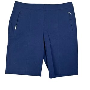 Izod Women's Navy Blue Bermudas‎